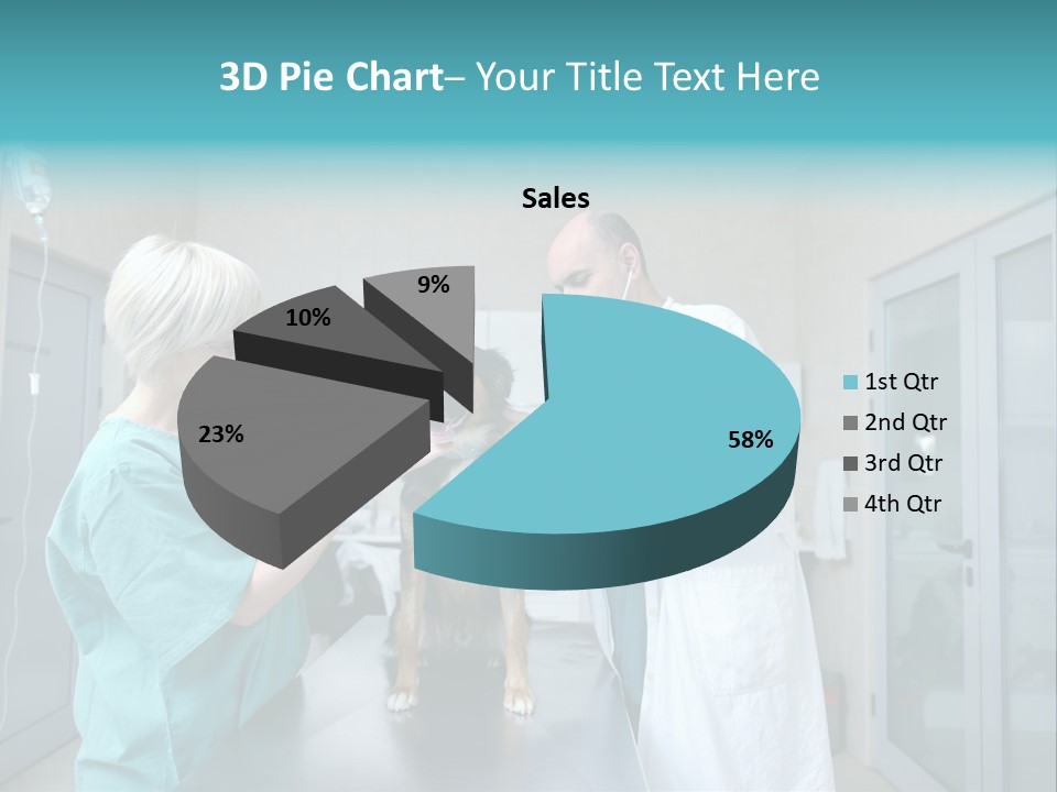 Doctor Holding Woman PowerPoint Template