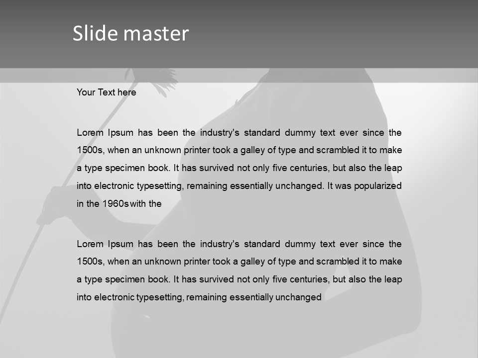 Happy Femininity Expectant PowerPoint Template