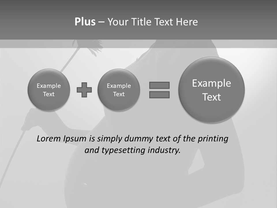 Happy Femininity Expectant PowerPoint Template