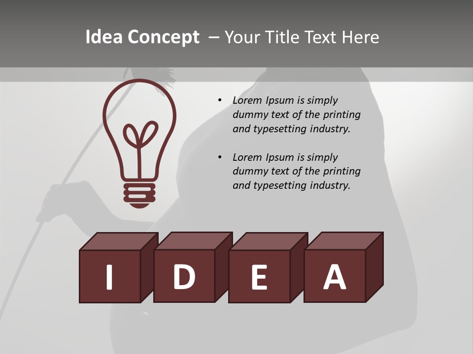 Happy Femininity Expectant PowerPoint Template