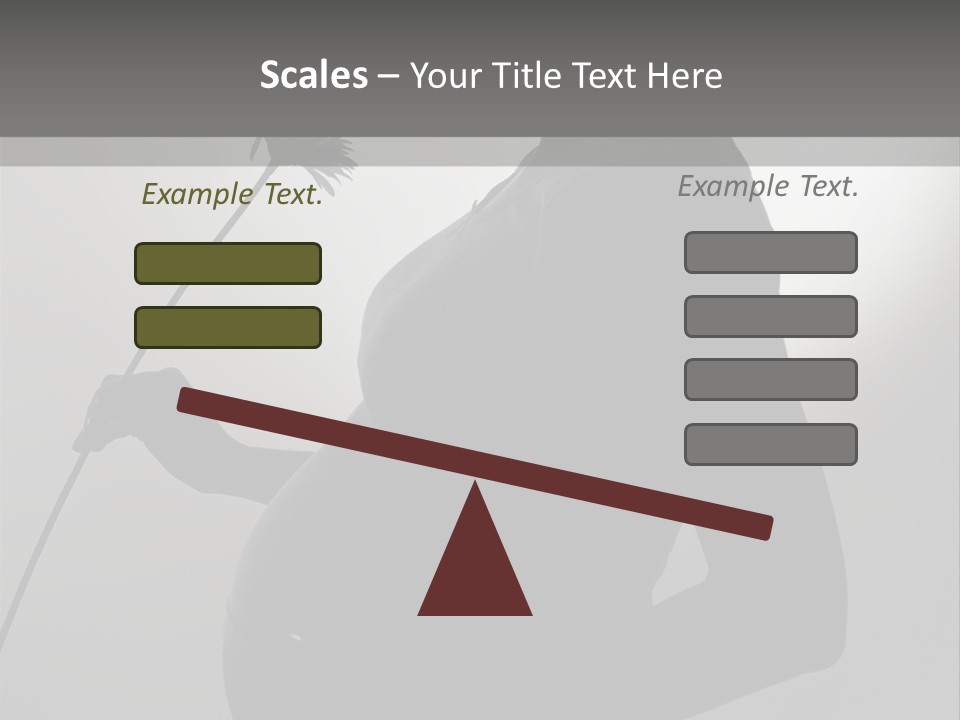 Happy Femininity Expectant PowerPoint Template
