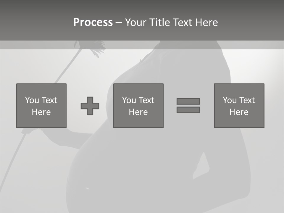 Happy Femininity Expectant PowerPoint Template