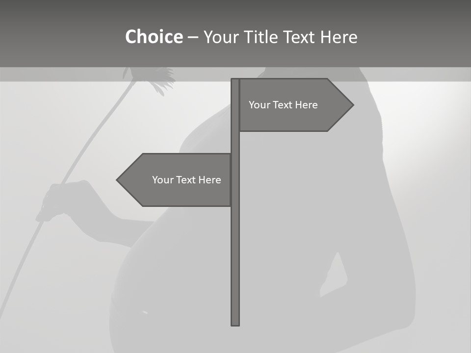 Happy Femininity Expectant PowerPoint Template
