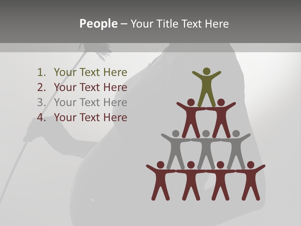 Happy Femininity Expectant PowerPoint Template