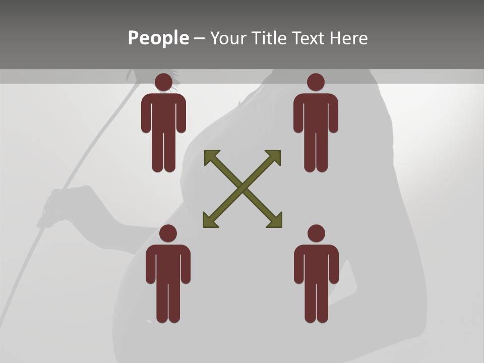 Happy Femininity Expectant PowerPoint Template