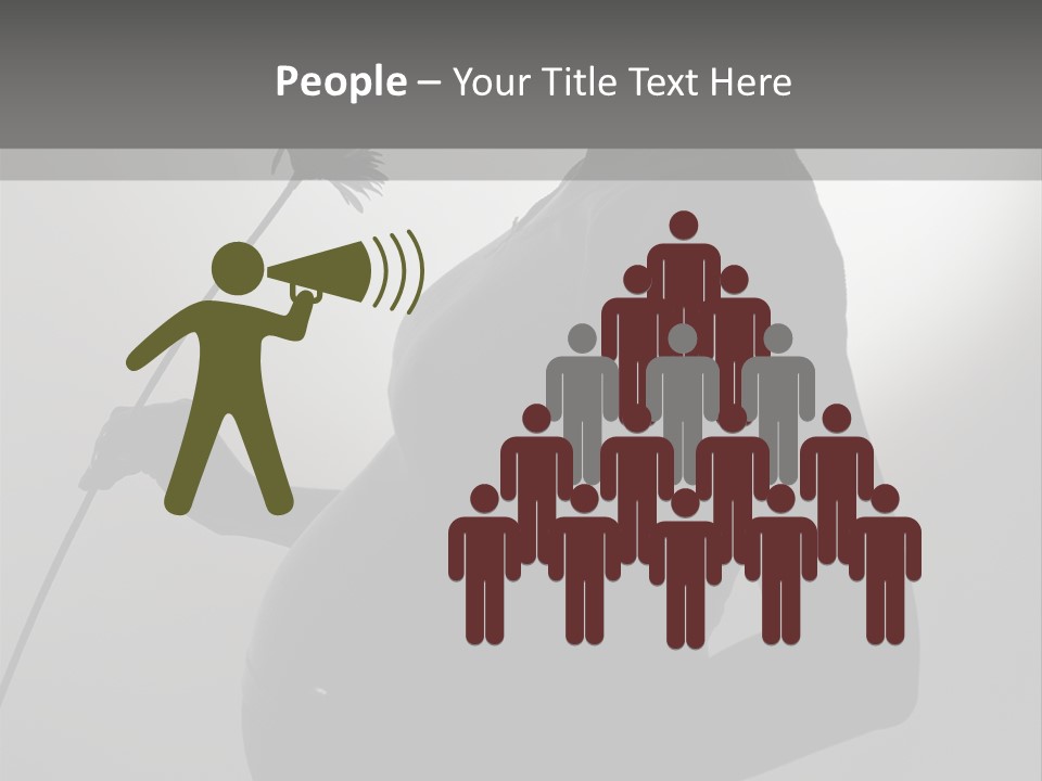 Happy Femininity Expectant PowerPoint Template