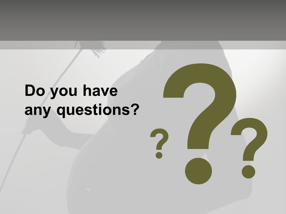 Happy Femininity Expectant PowerPoint Template