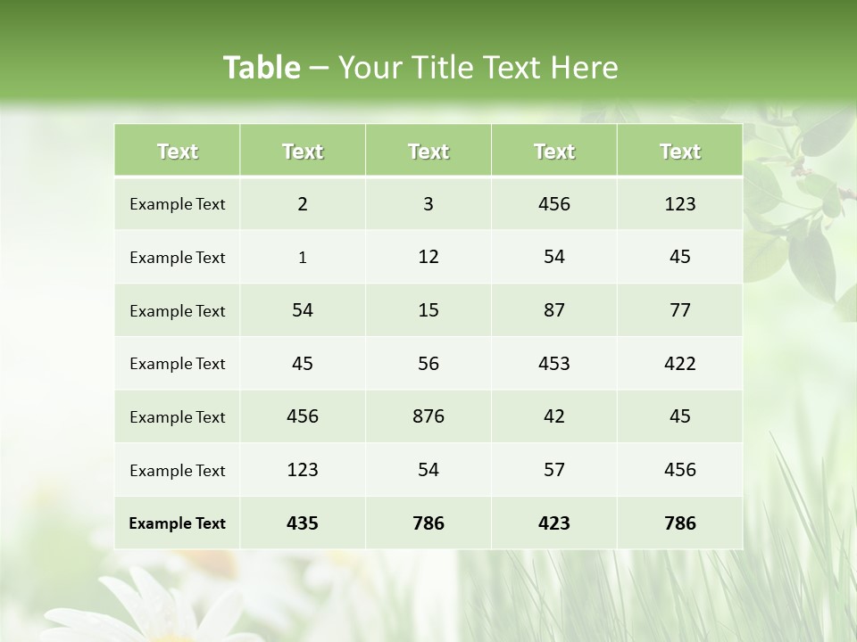 Season Field Park PowerPoint Template