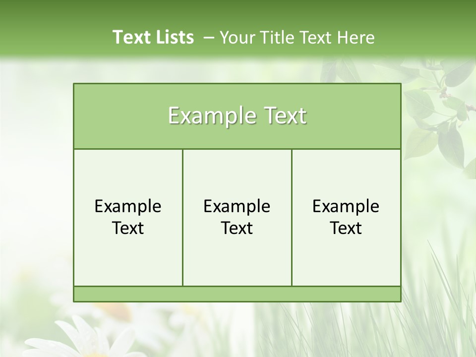 Season Field Park PowerPoint Template