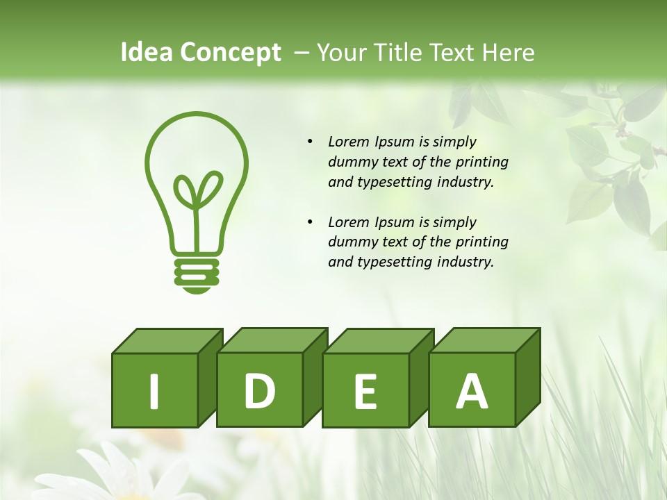 Season Field Park PowerPoint Template