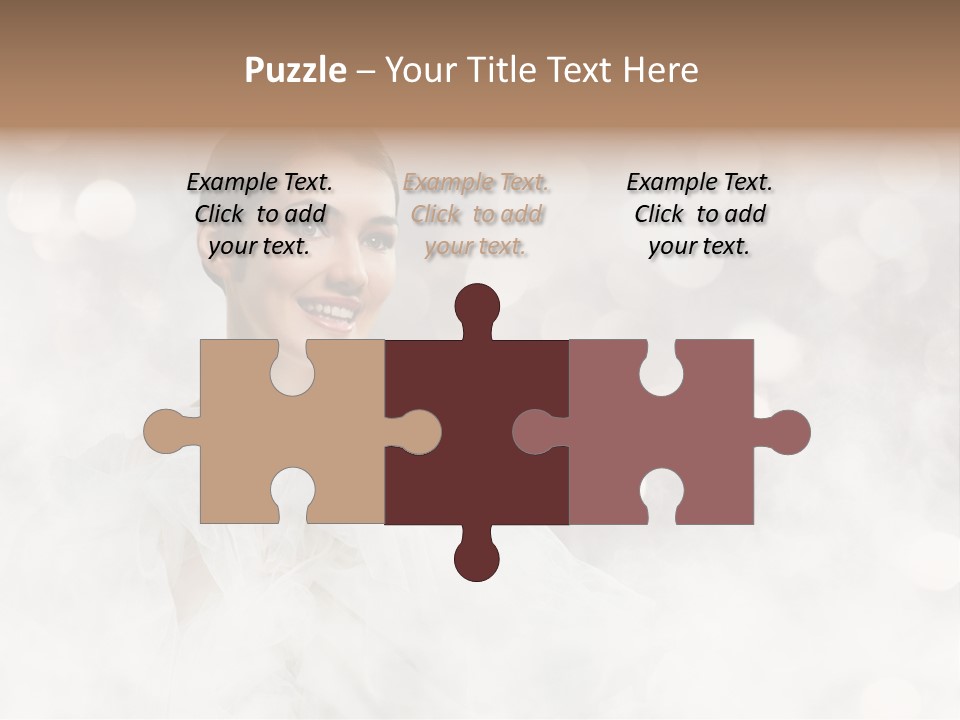 Carefree Complexion Clothing PowerPoint Template