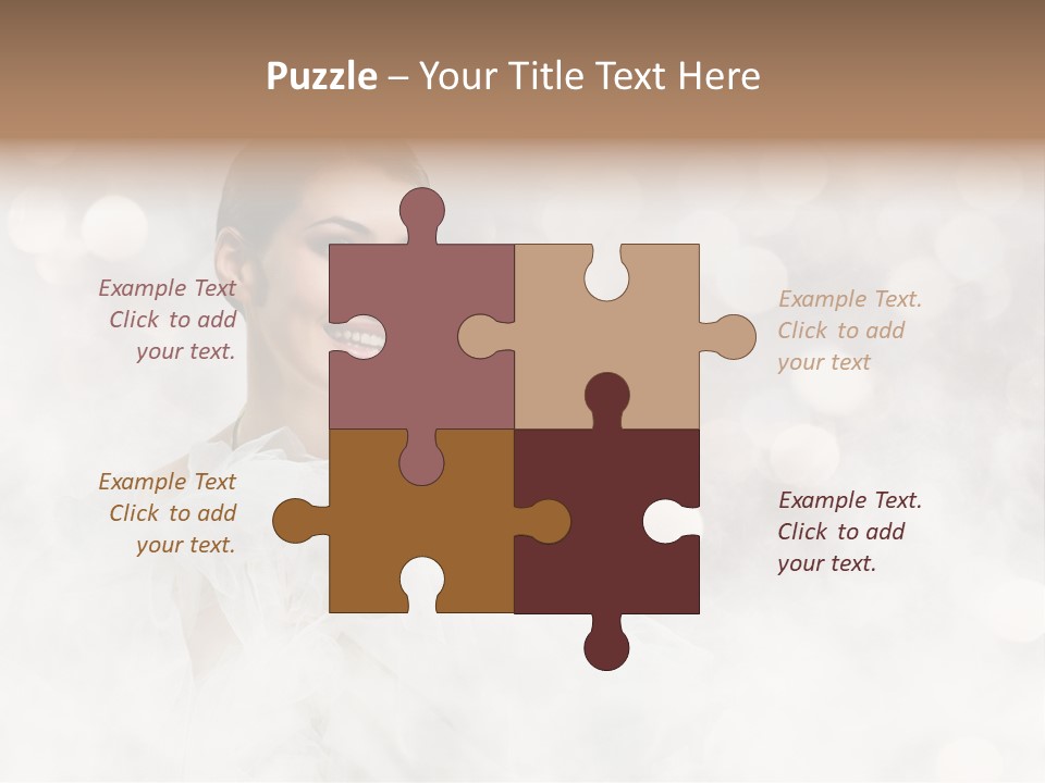 Carefree Complexion Clothing PowerPoint Template