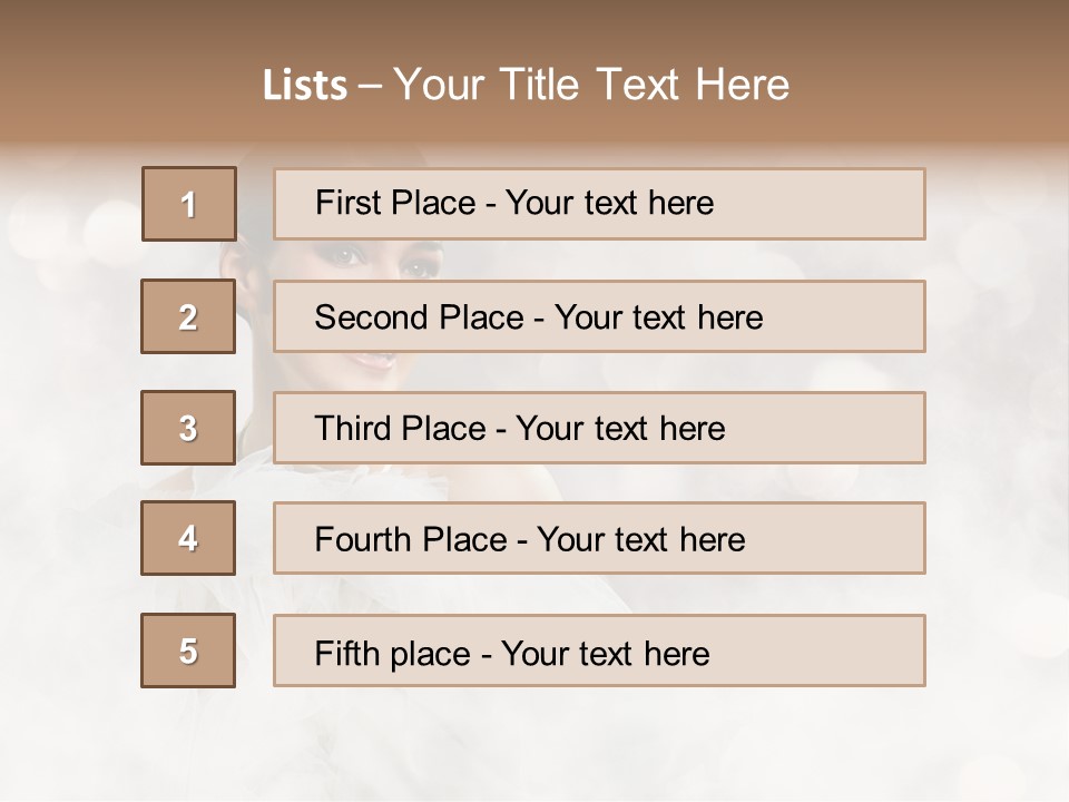 Carefree Complexion Clothing PowerPoint Template