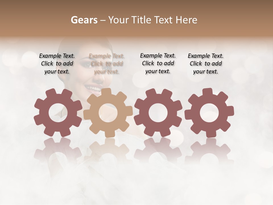 Carefree Complexion Clothing PowerPoint Template