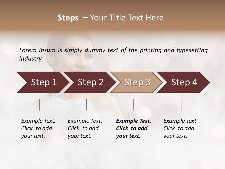 Carefree Complexion Clothing PowerPoint Template