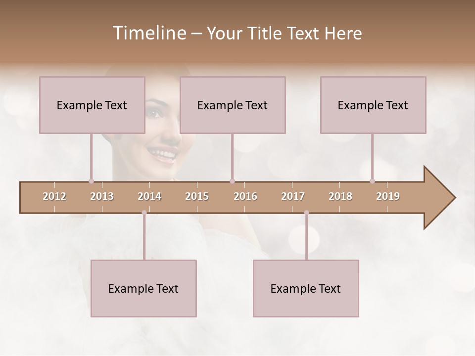 Carefree Complexion Clothing PowerPoint Template