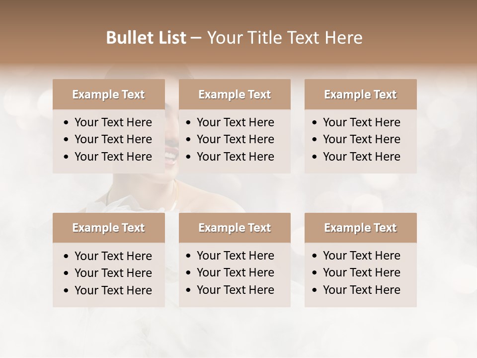 Carefree Complexion Clothing PowerPoint Template