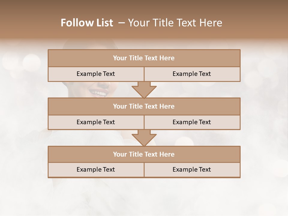 Carefree Complexion Clothing PowerPoint Template