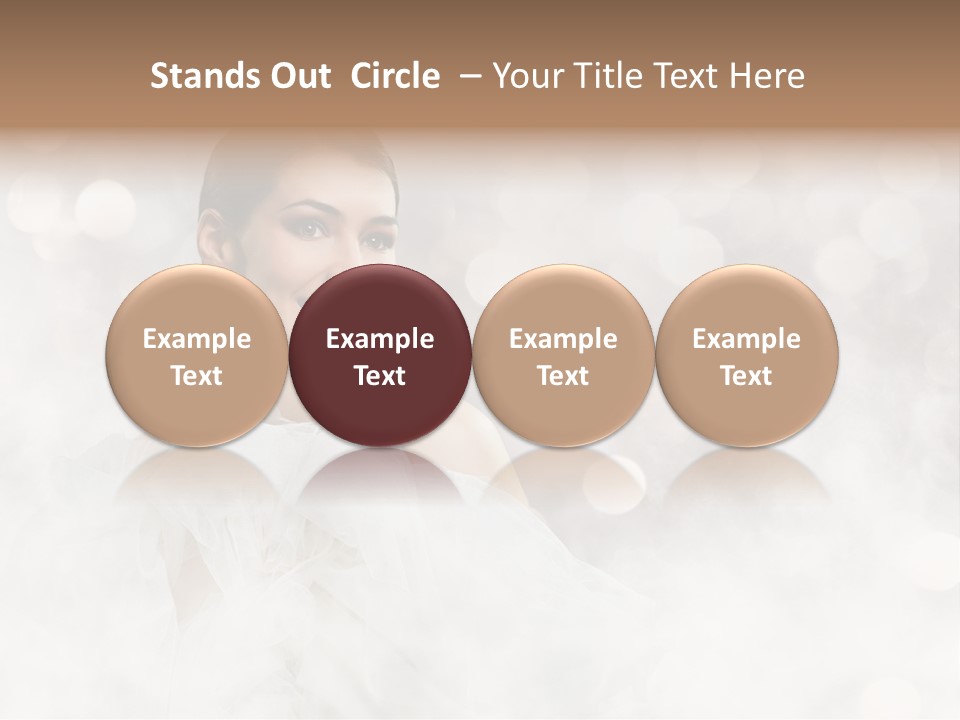 Carefree Complexion Clothing PowerPoint Template