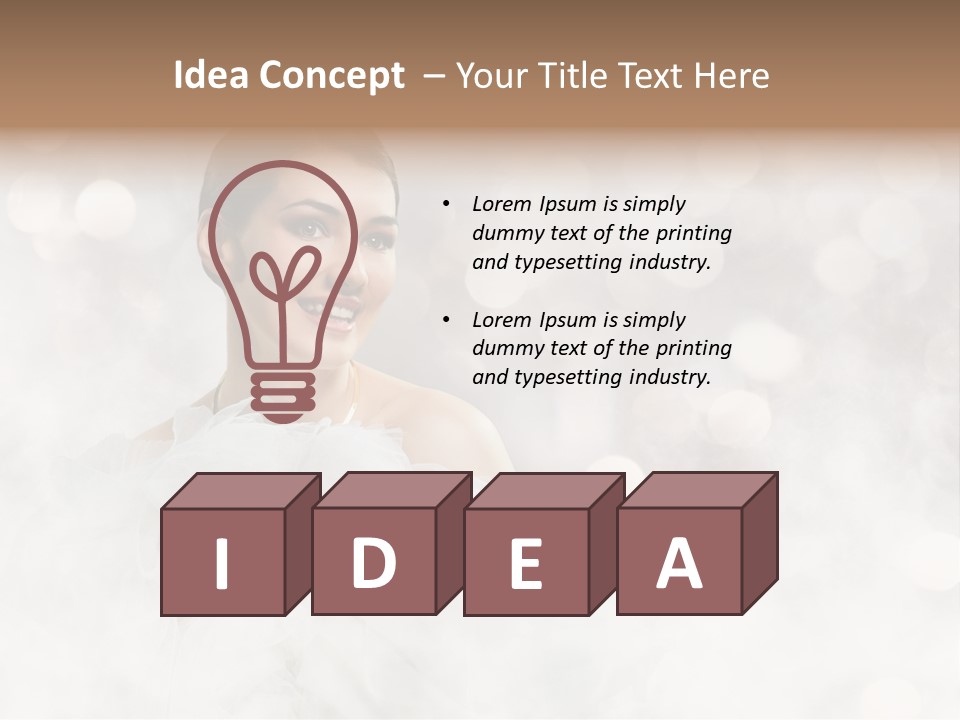 Carefree Complexion Clothing PowerPoint Template