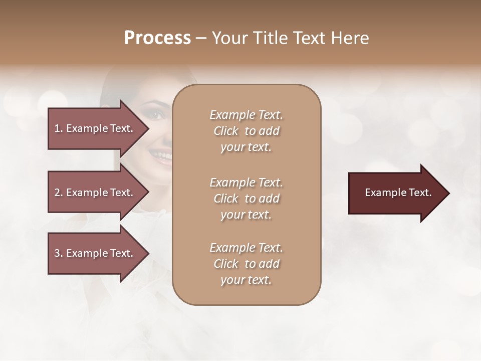 Carefree Complexion Clothing PowerPoint Template