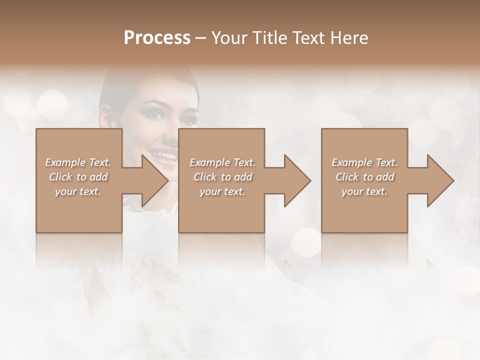 Carefree Complexion Clothing PowerPoint Template