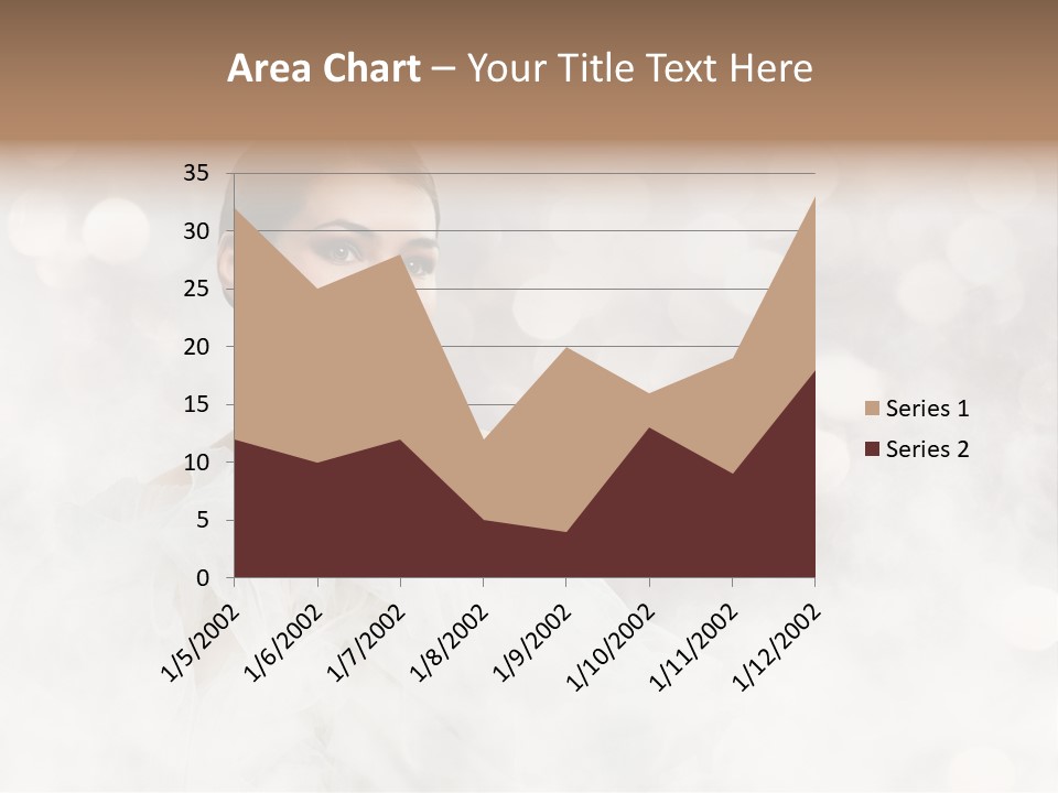 Carefree Complexion Clothing PowerPoint Template