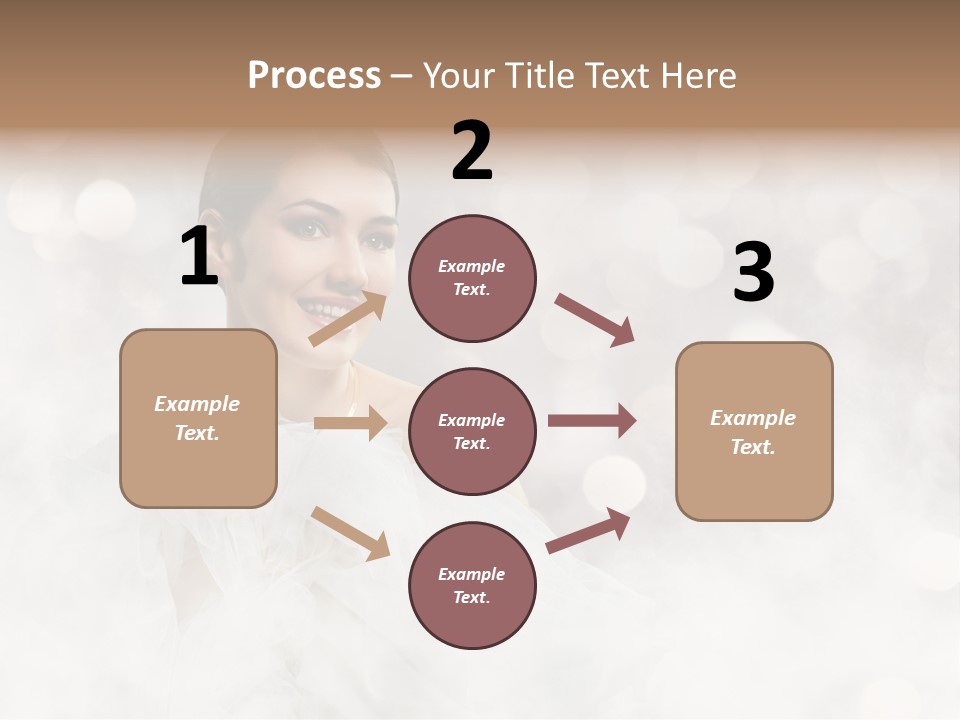 Carefree Complexion Clothing PowerPoint Template