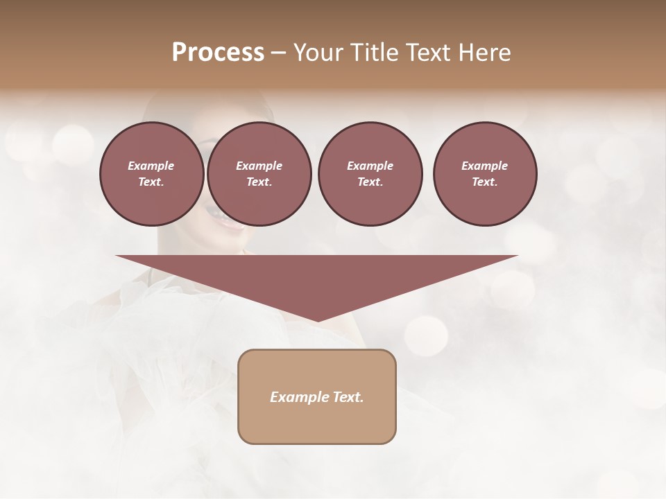 Carefree Complexion Clothing PowerPoint Template