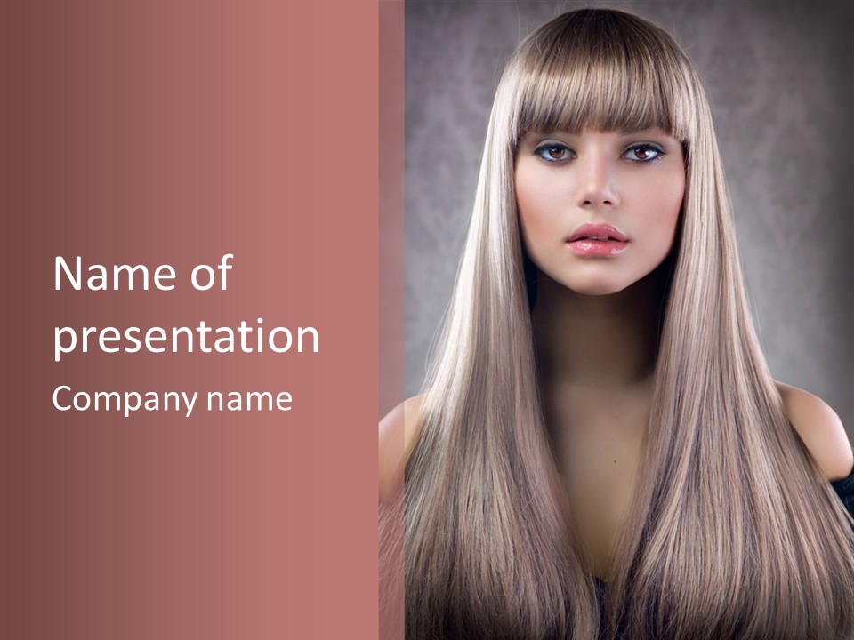 Make Healthy Hairstyle PowerPoint Template