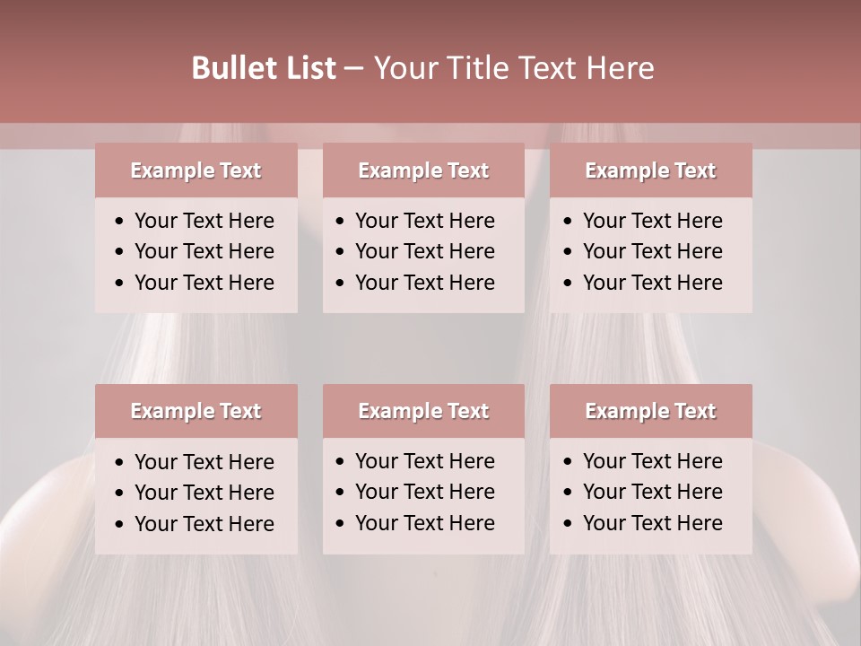 Make Healthy Hairstyle PowerPoint Template