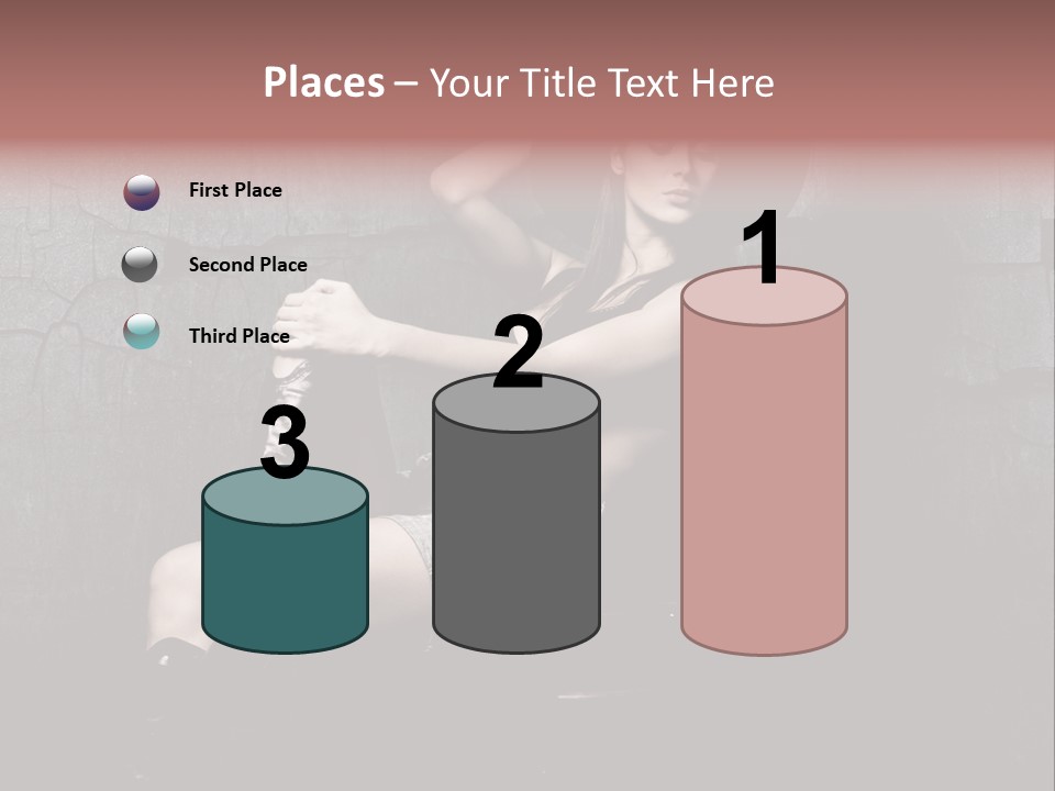 Sensual Beauty Sit PowerPoint Template