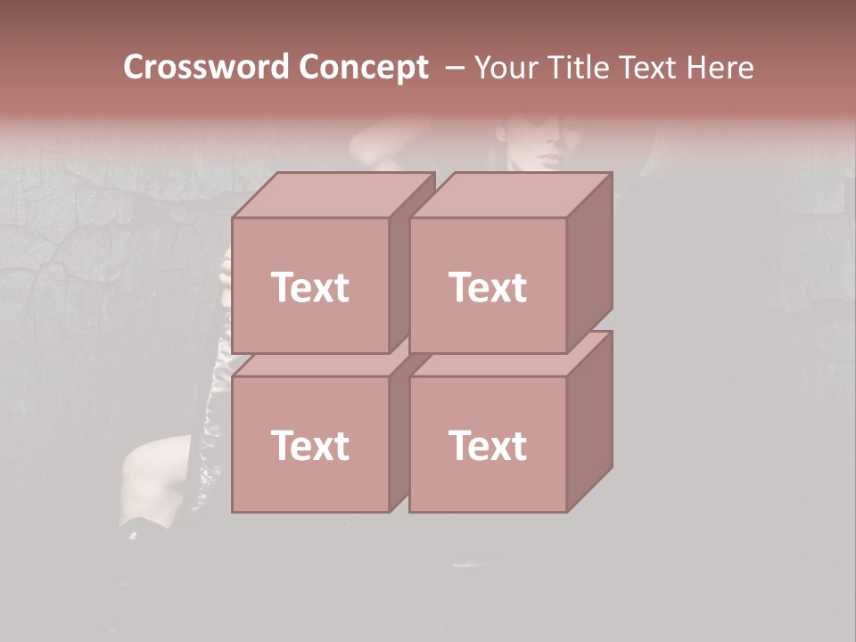 Sensual Beauty Sit PowerPoint Template