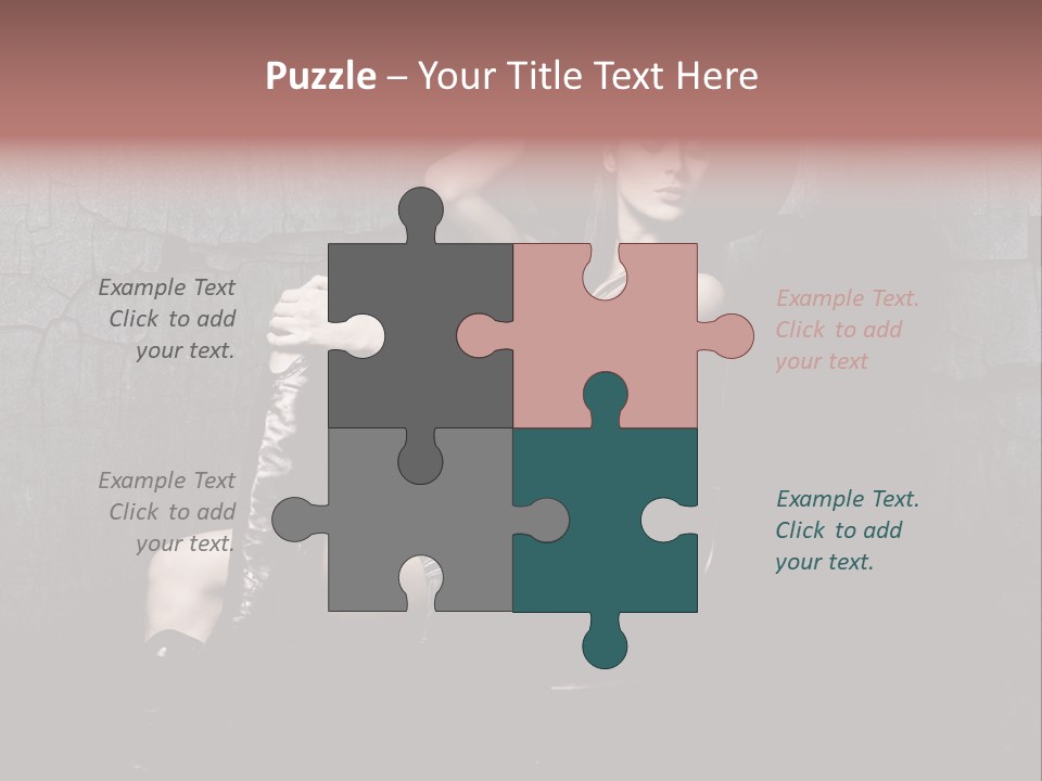 Sensual Beauty Sit PowerPoint Template