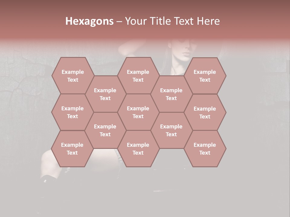 Sensual Beauty Sit PowerPoint Template