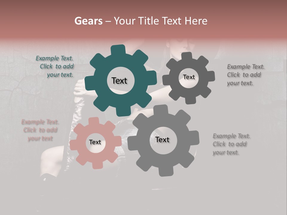 Sensual Beauty Sit PowerPoint Template