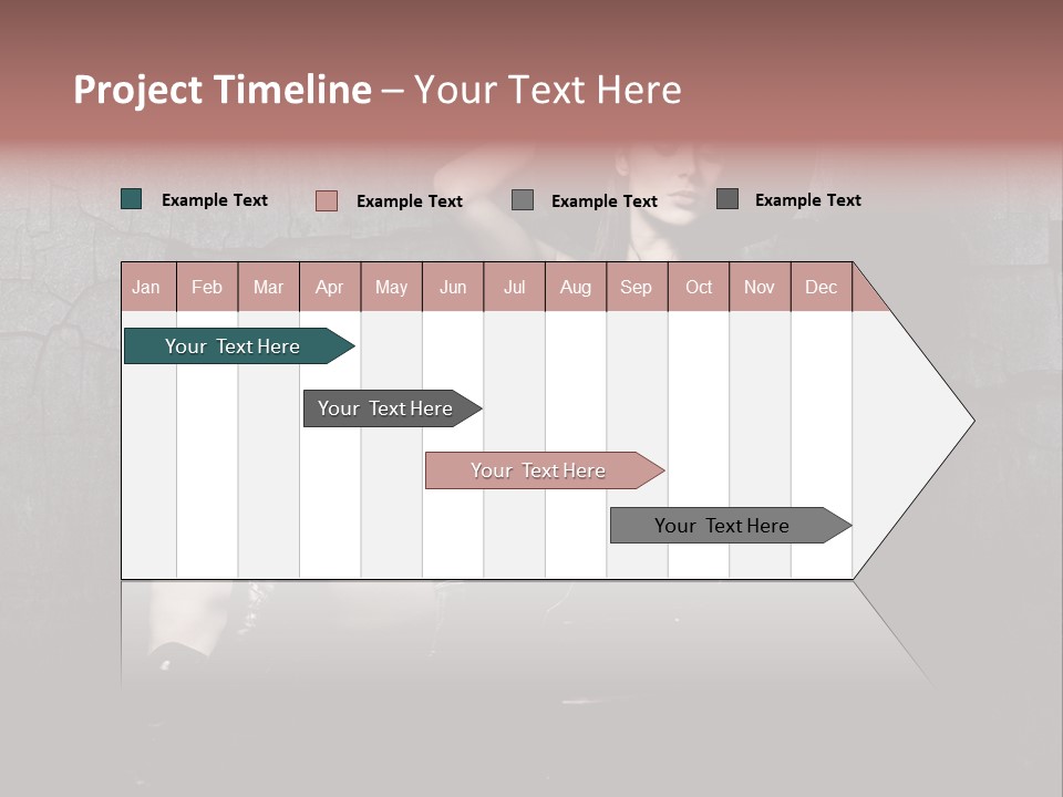 Sensual Beauty Sit PowerPoint Template