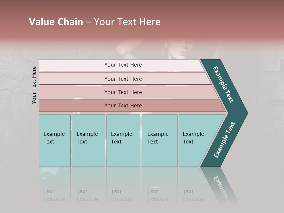 Sensual Beauty Sit PowerPoint Template