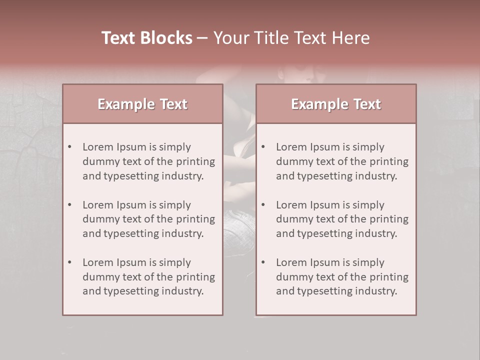 Sensual Beauty Sit PowerPoint Template