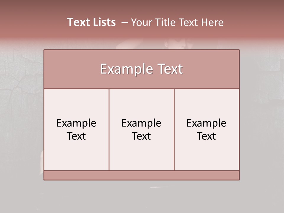 Sensual Beauty Sit PowerPoint Template