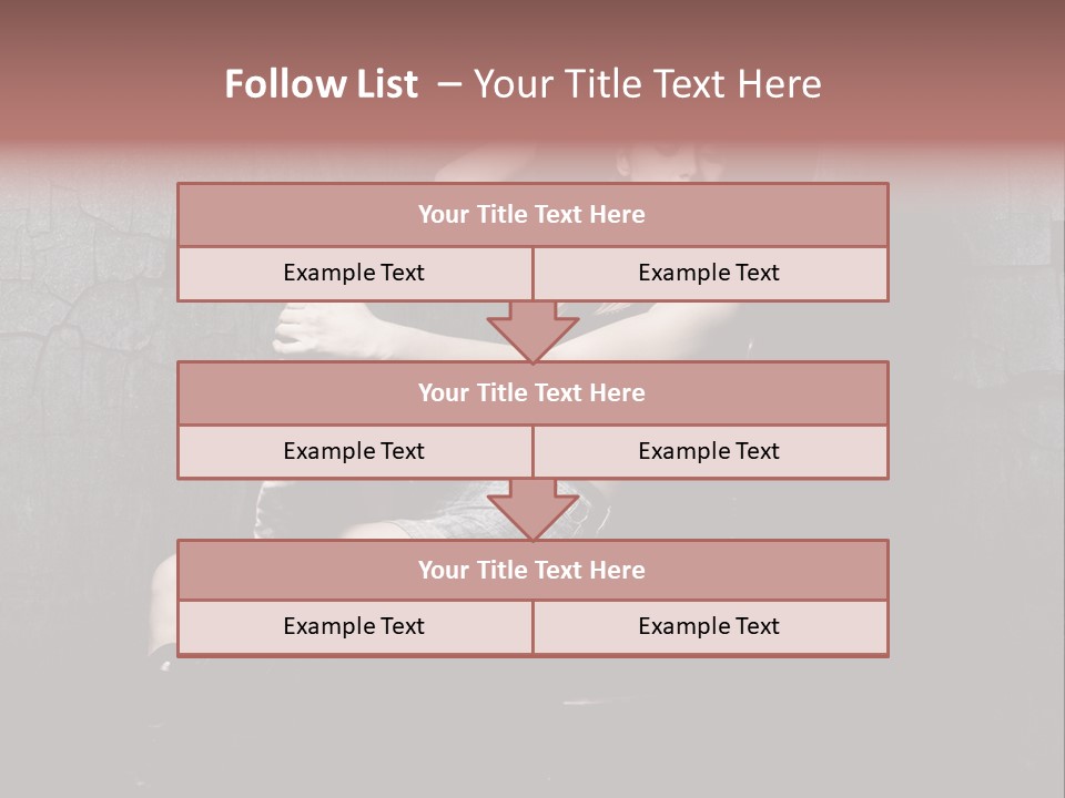 Sensual Beauty Sit PowerPoint Template