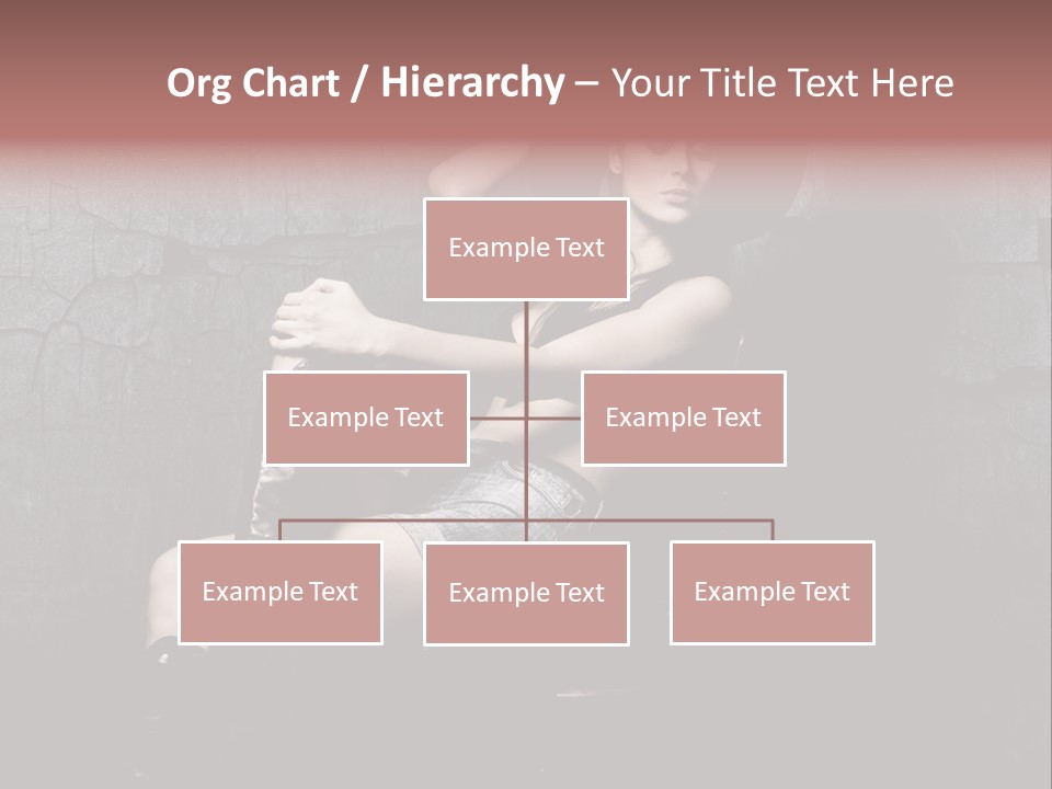 Sensual Beauty Sit PowerPoint Template