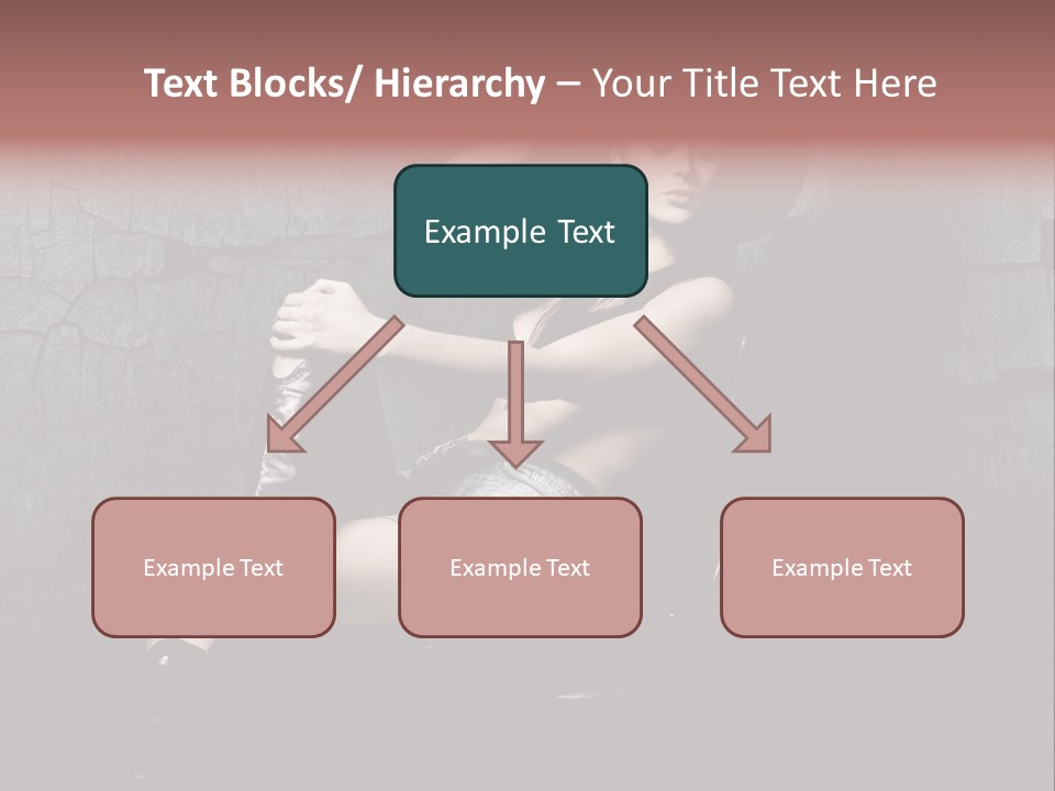 Sensual Beauty Sit PowerPoint Template