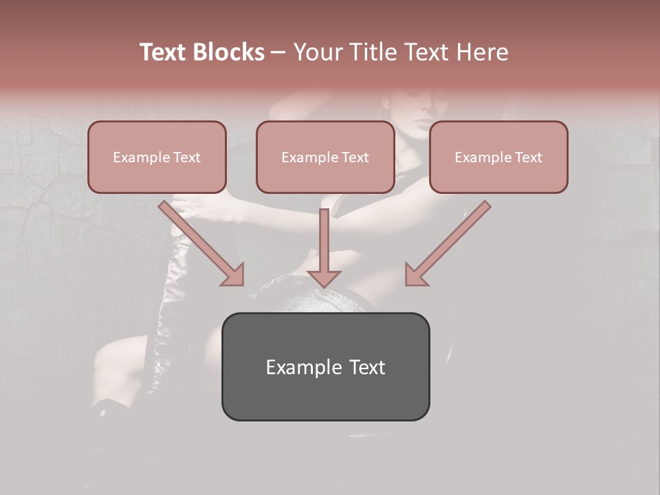 Sensual Beauty Sit PowerPoint Template