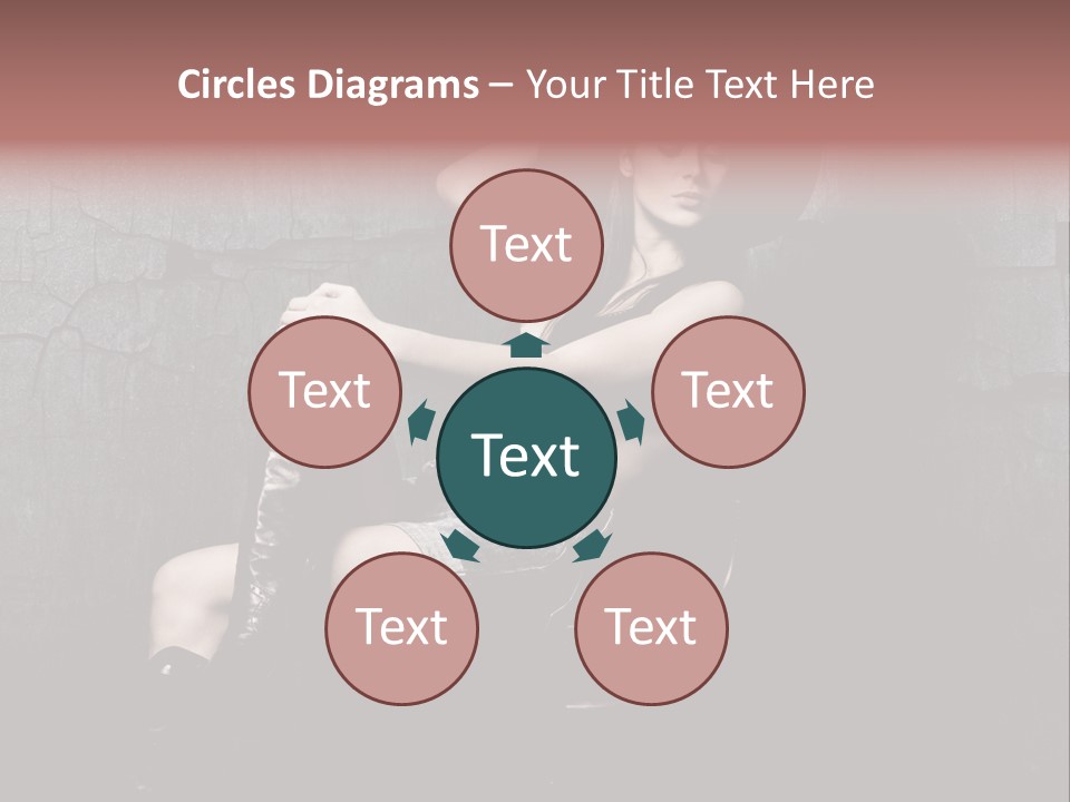 Sensual Beauty Sit PowerPoint Template