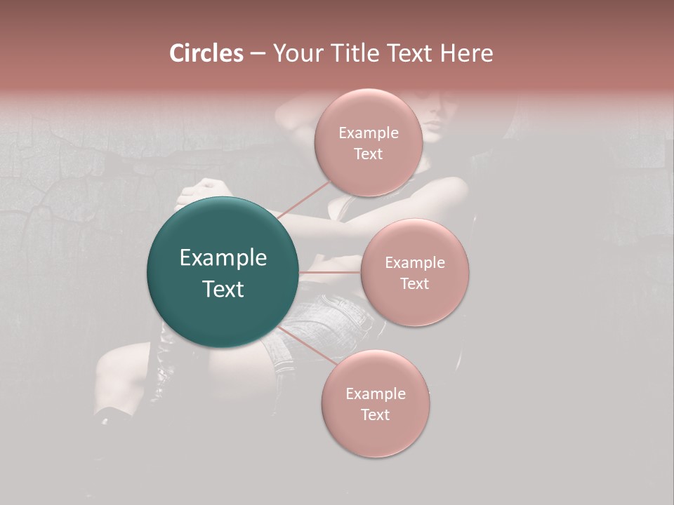 Sensual Beauty Sit PowerPoint Template