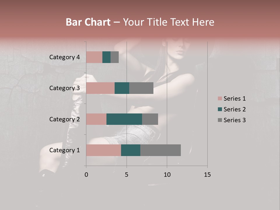 Sensual Beauty Sit PowerPoint Template