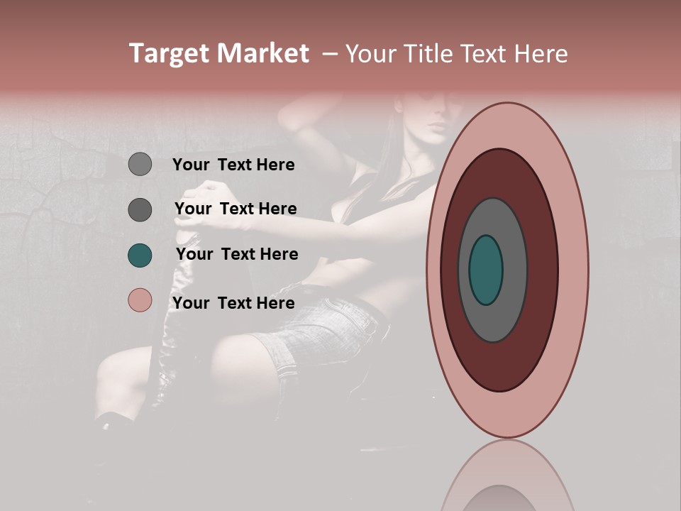 Sensual Beauty Sit PowerPoint Template