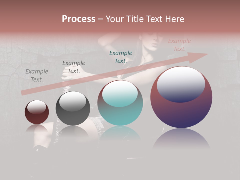 Sensual Beauty Sit PowerPoint Template