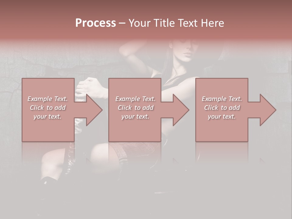 Sensual Beauty Sit PowerPoint Template